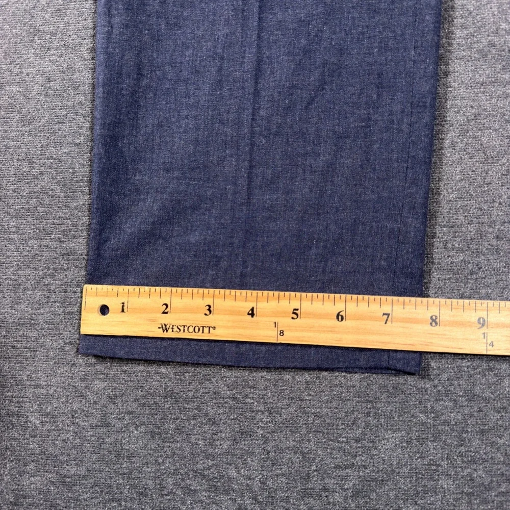 J.Crew Thompson Pants Men 32x30 Blue Tapered Cotton Chino Dress Slacks Casual